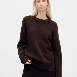 GAP Dark Brown Crewneck Sweater